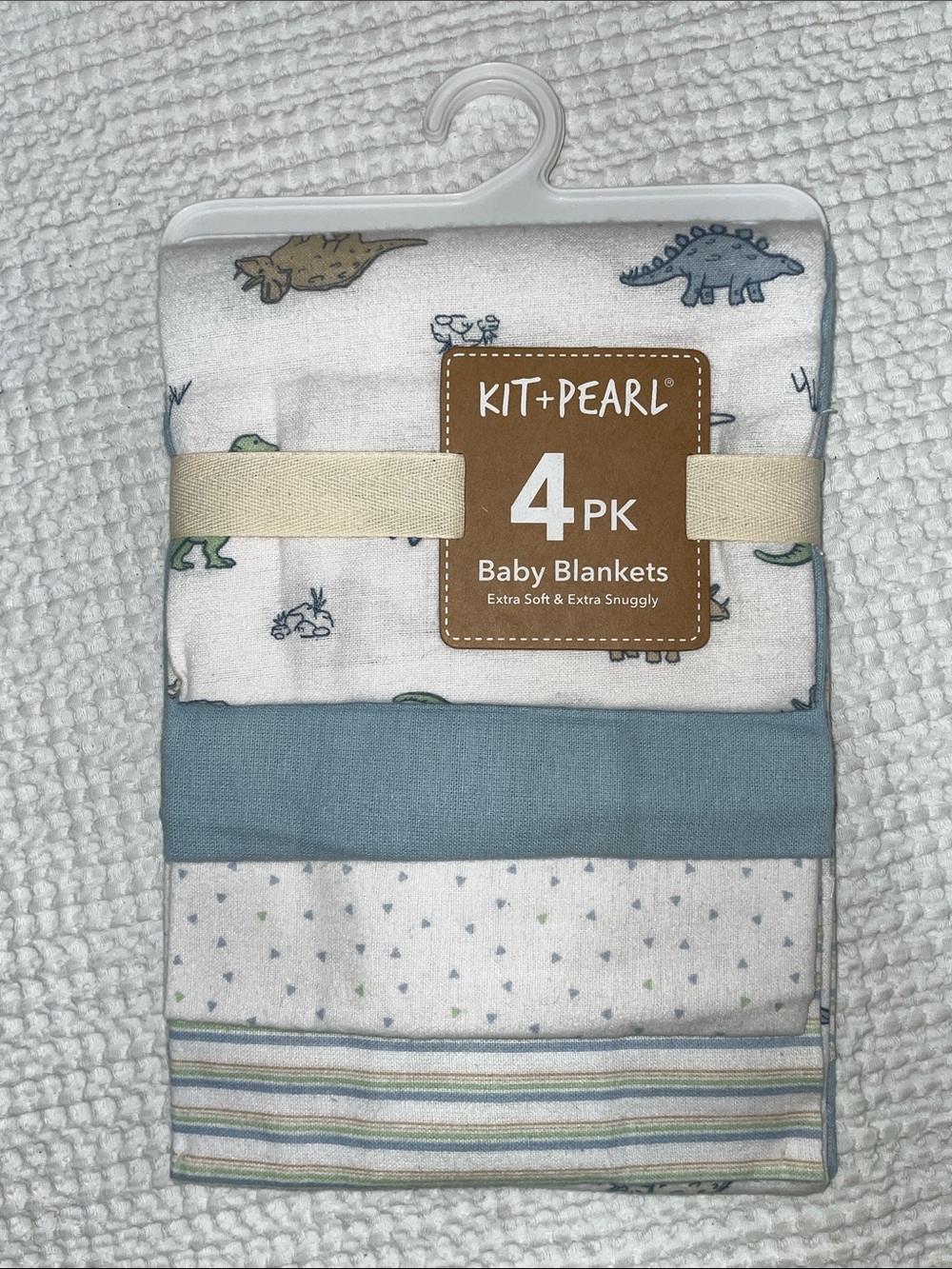 KIT + PEARL EXTRA SOFT BABY BLANKETS FTL-07-081
